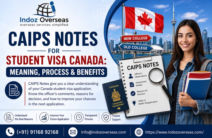 CAIPS Notes for Student Visa Canada